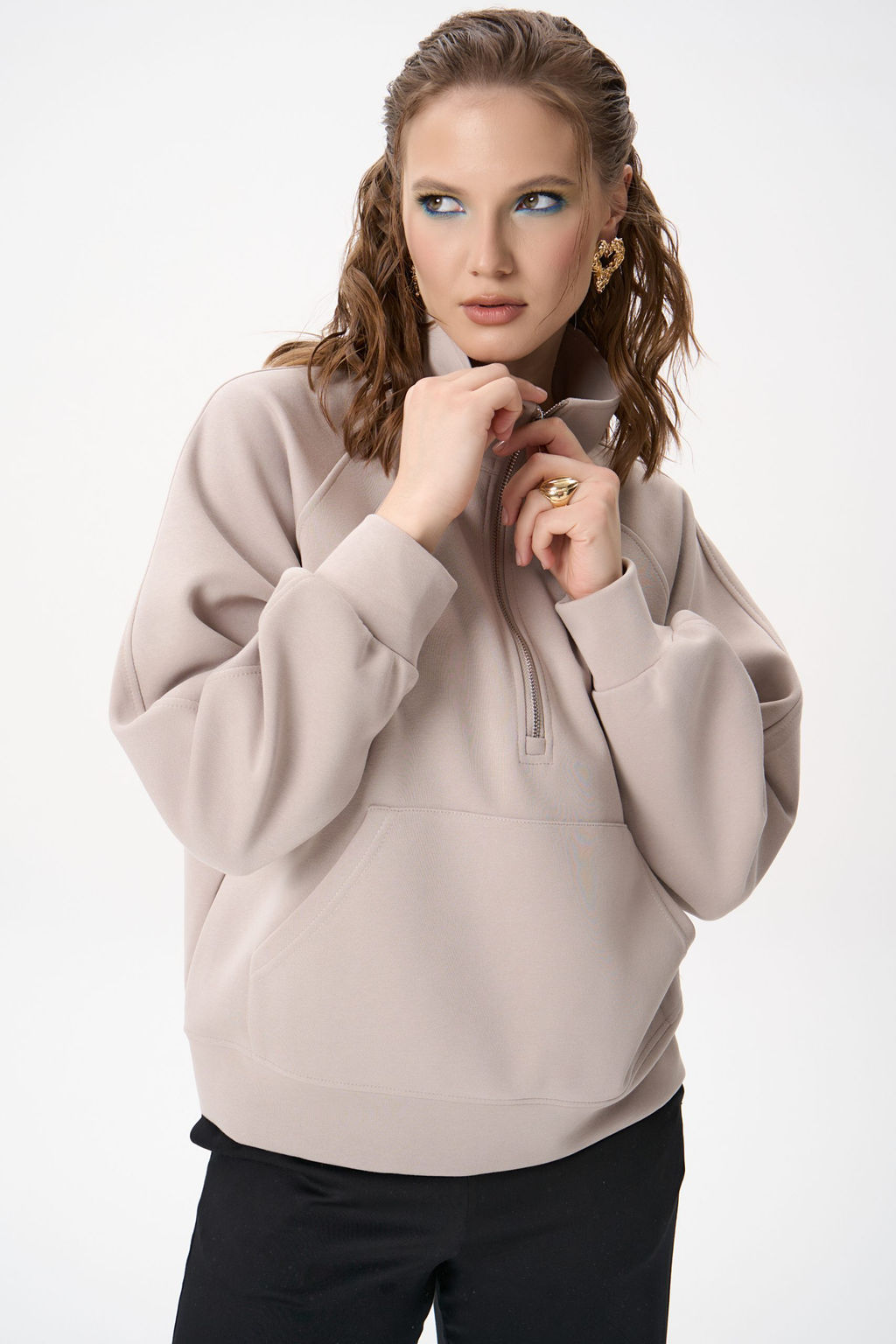 Свитшот Деми (бежевый) - Эльза фото 8