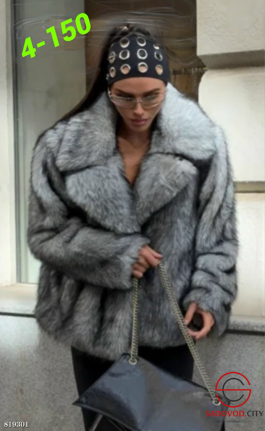 Шуба женская из искусственного меха