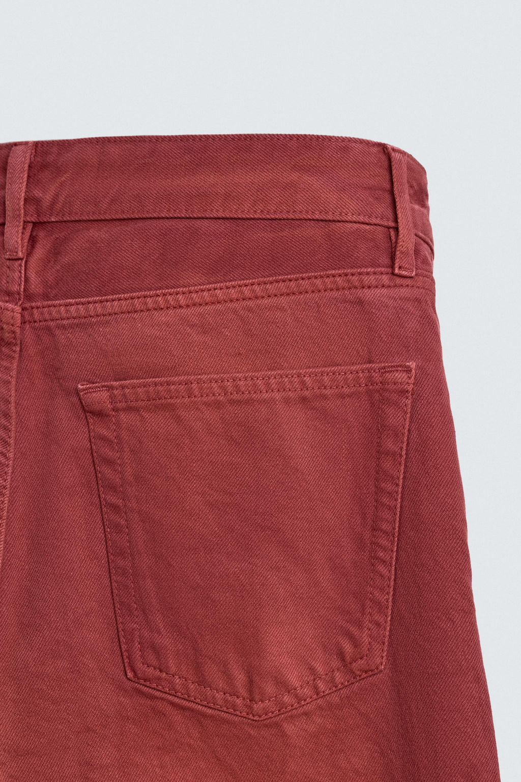 JEANS FLARE FIT / Rojo - Zara фото 10