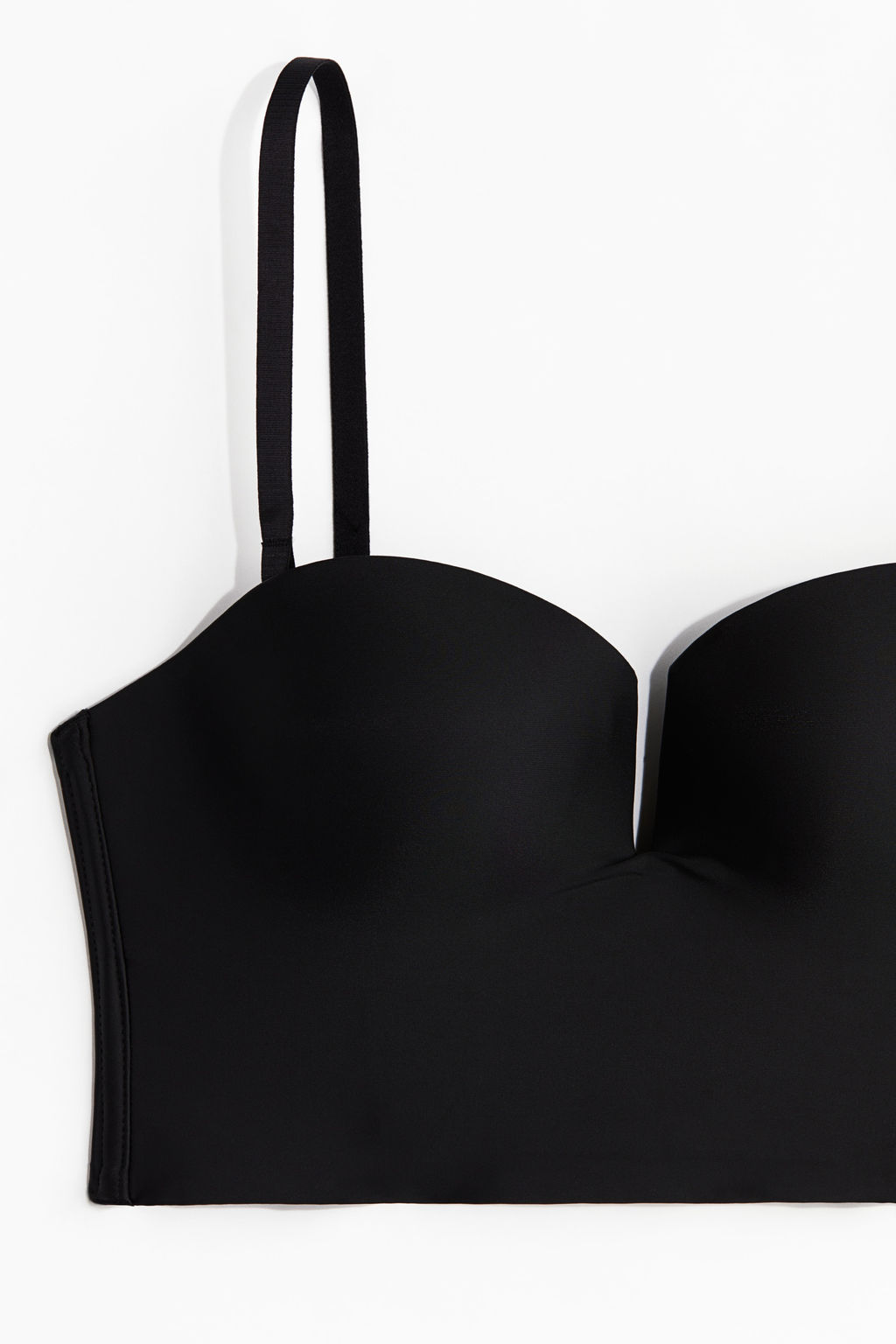 Bustier de microfibra con copas acolchadas - H&m фото 5