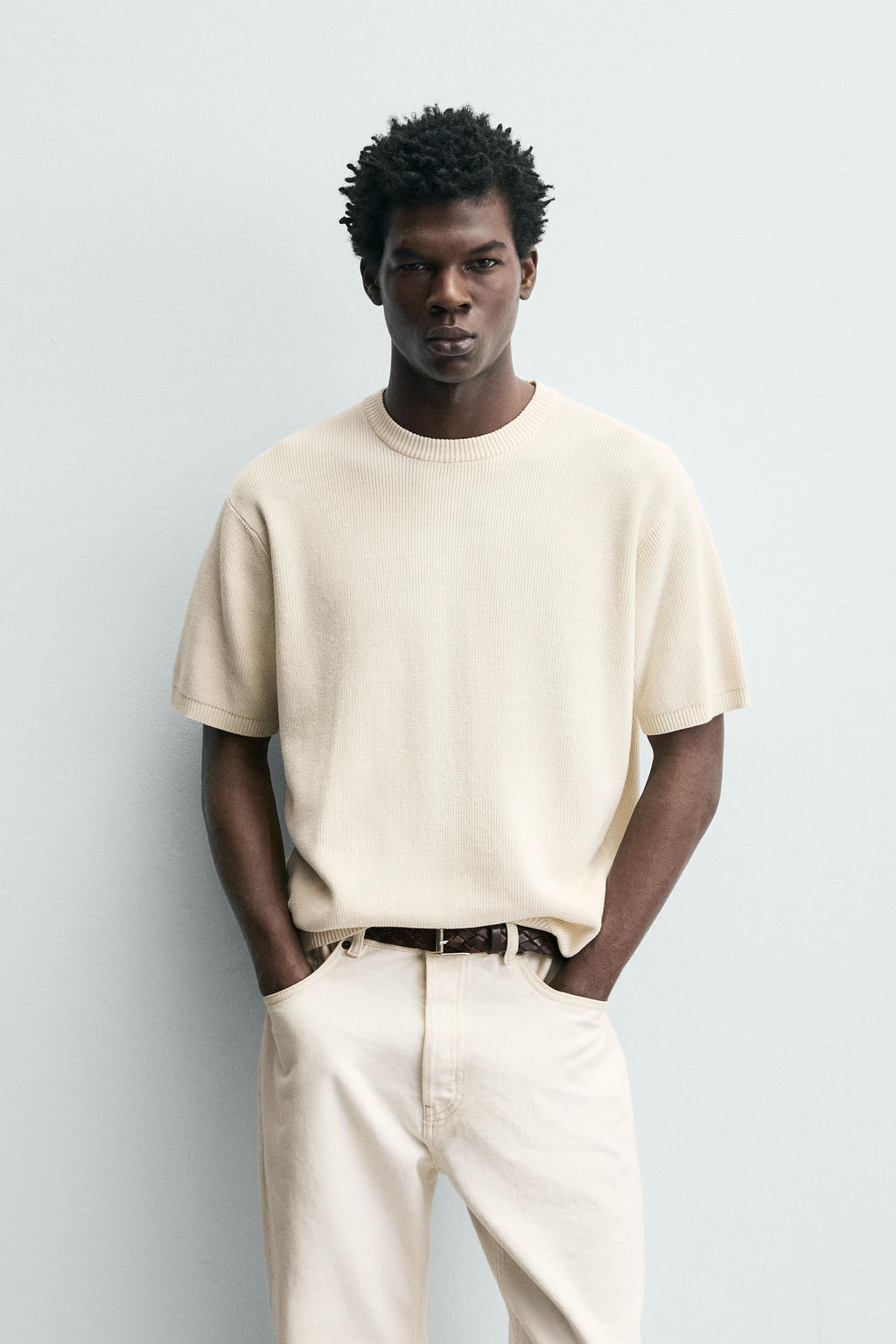 PURL KNIT T-SHIRT - Zara фото 2