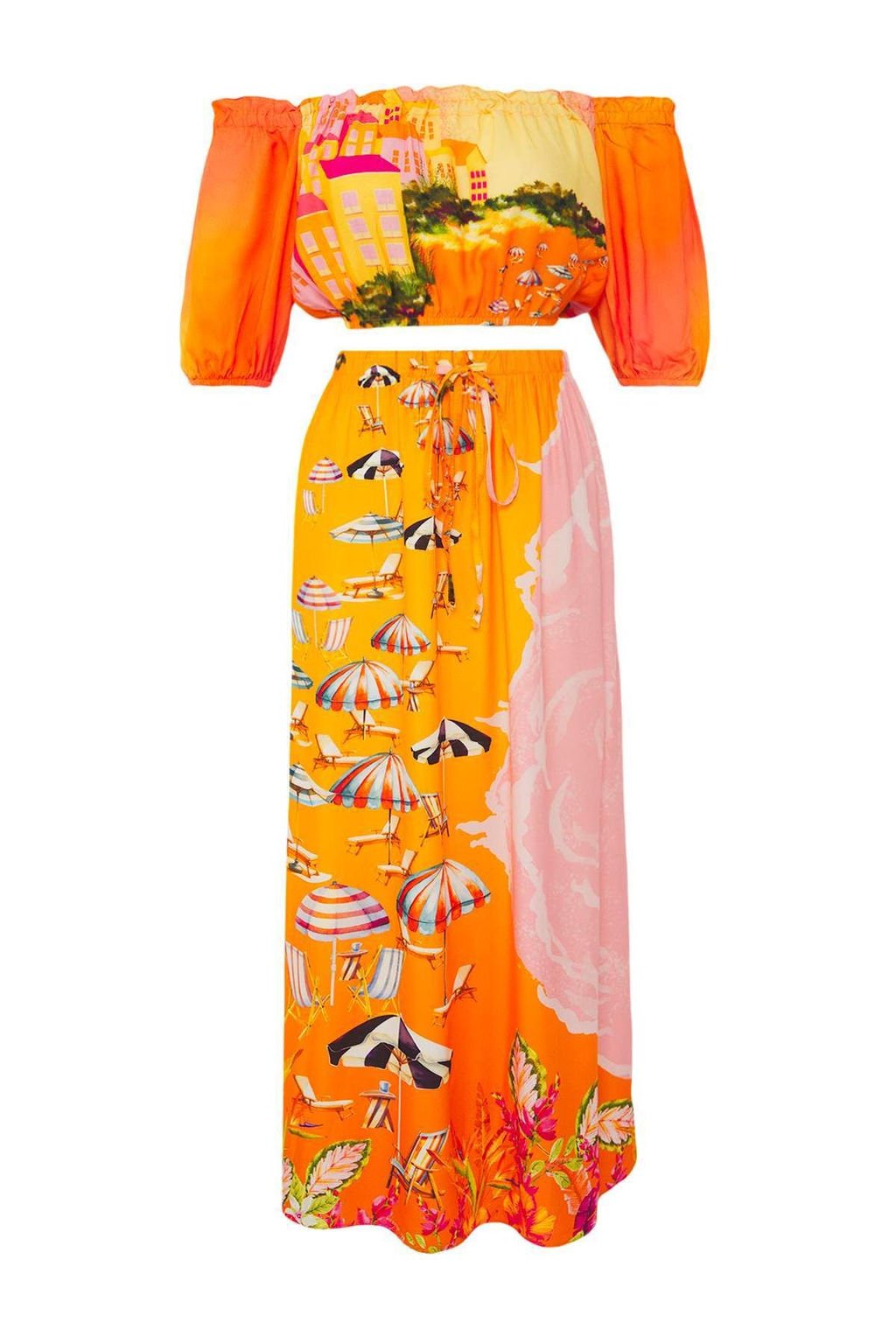 Plaj Giyim Siyah Dokuma Midi Yuksek Bel Bluz-Etek Tak?m TBESS25AU00080 - Trendyolmilla фото 11