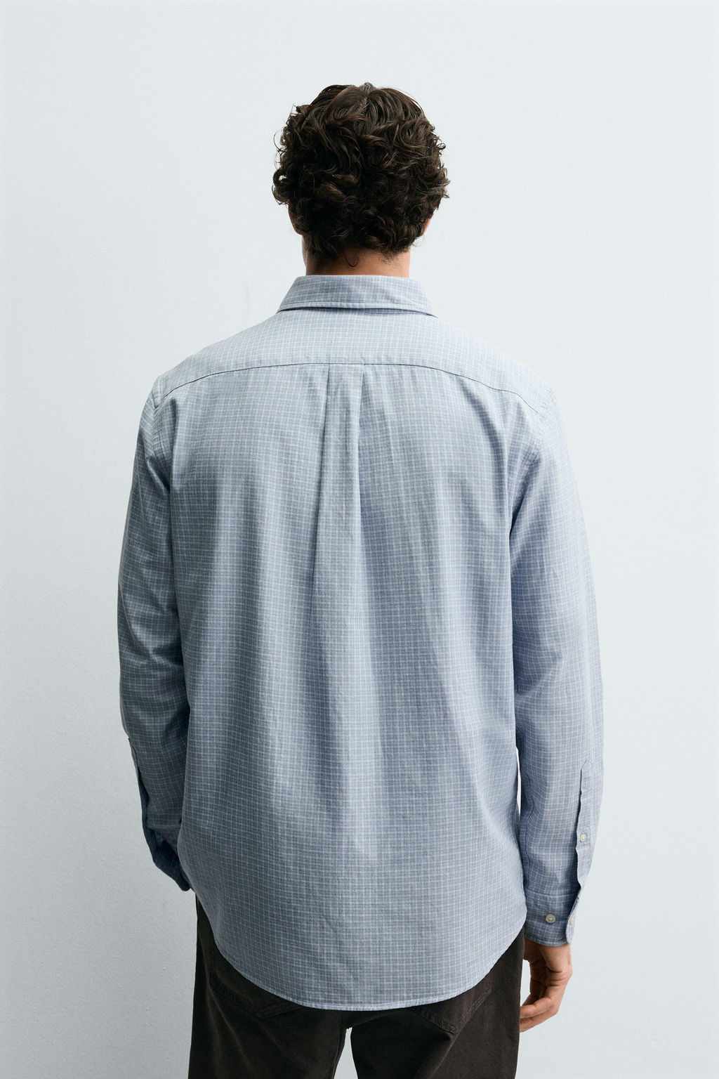REGULAR FIT CHECK SHIRT - Zara фото 3