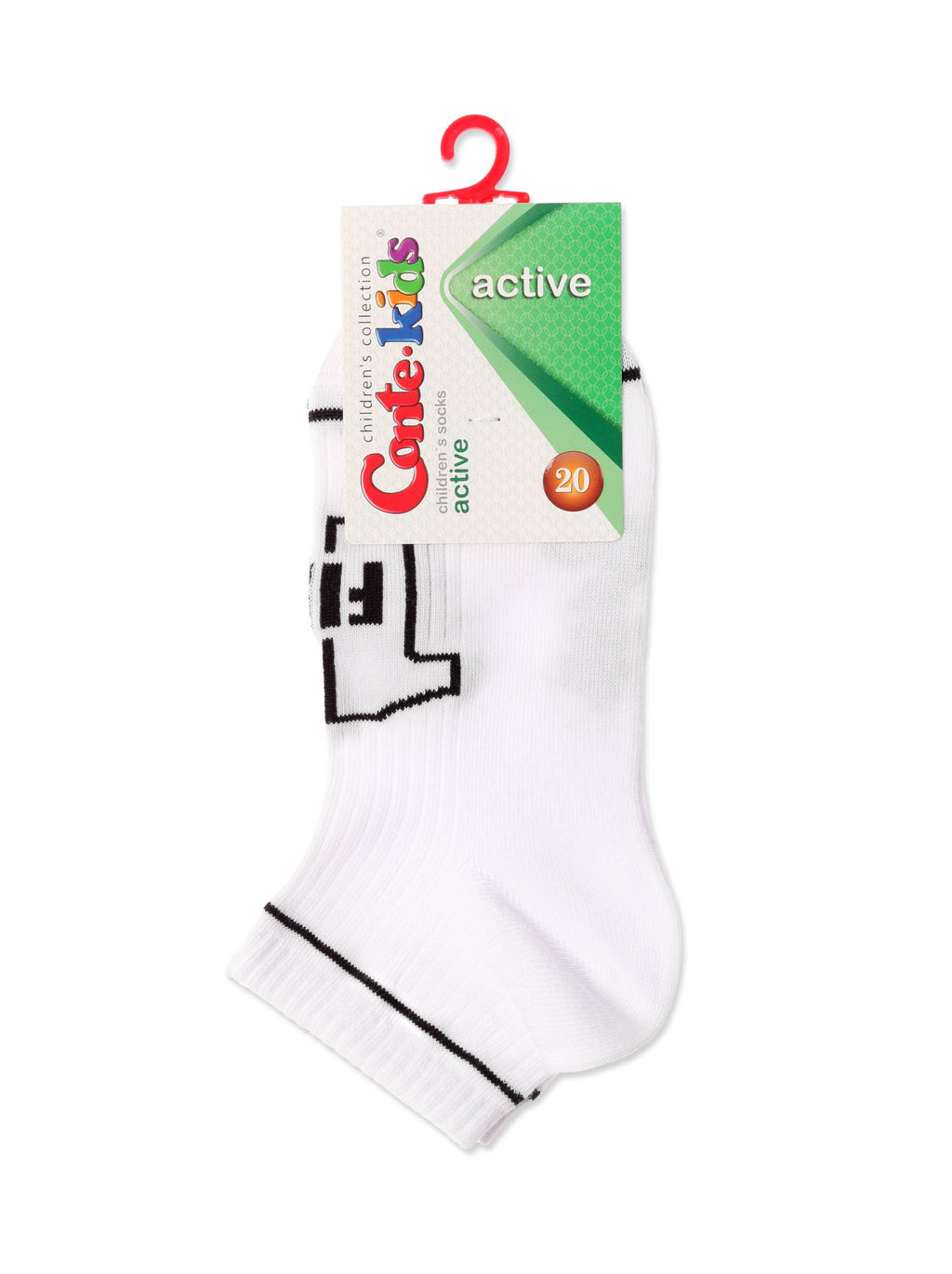 Цена за 2 пары Conte-kids ACTIVE (короткие) белый 13С-34СП