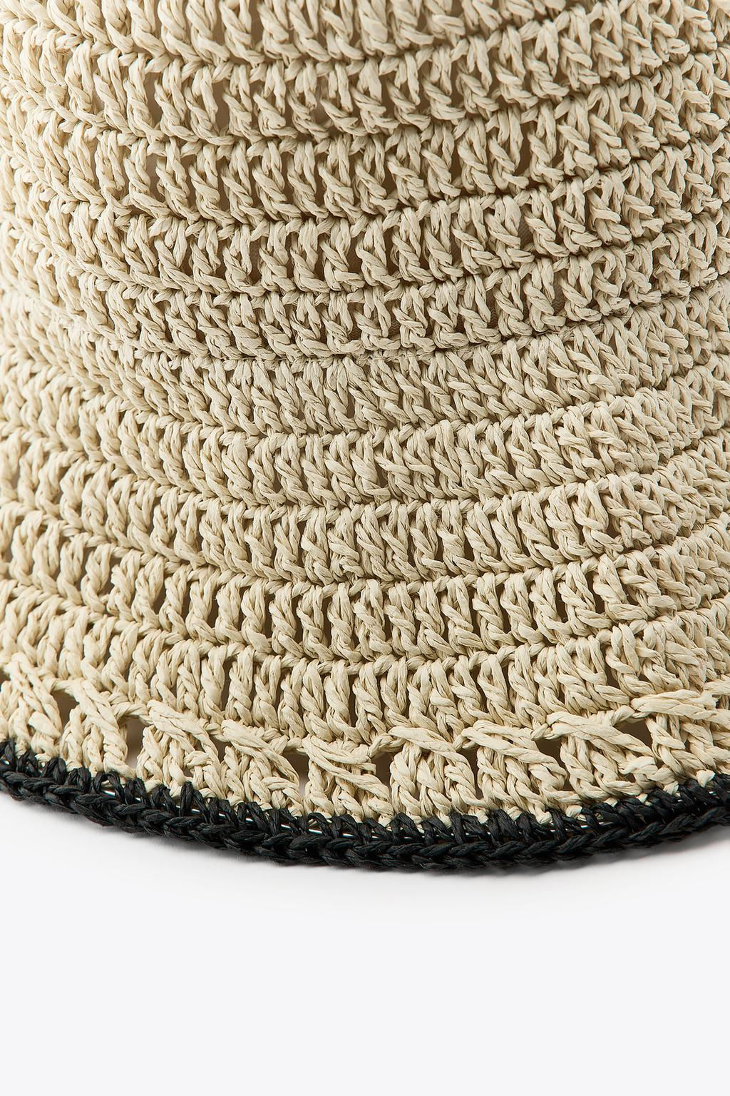CONTRAST BUCKET HAT - Zara фото 4