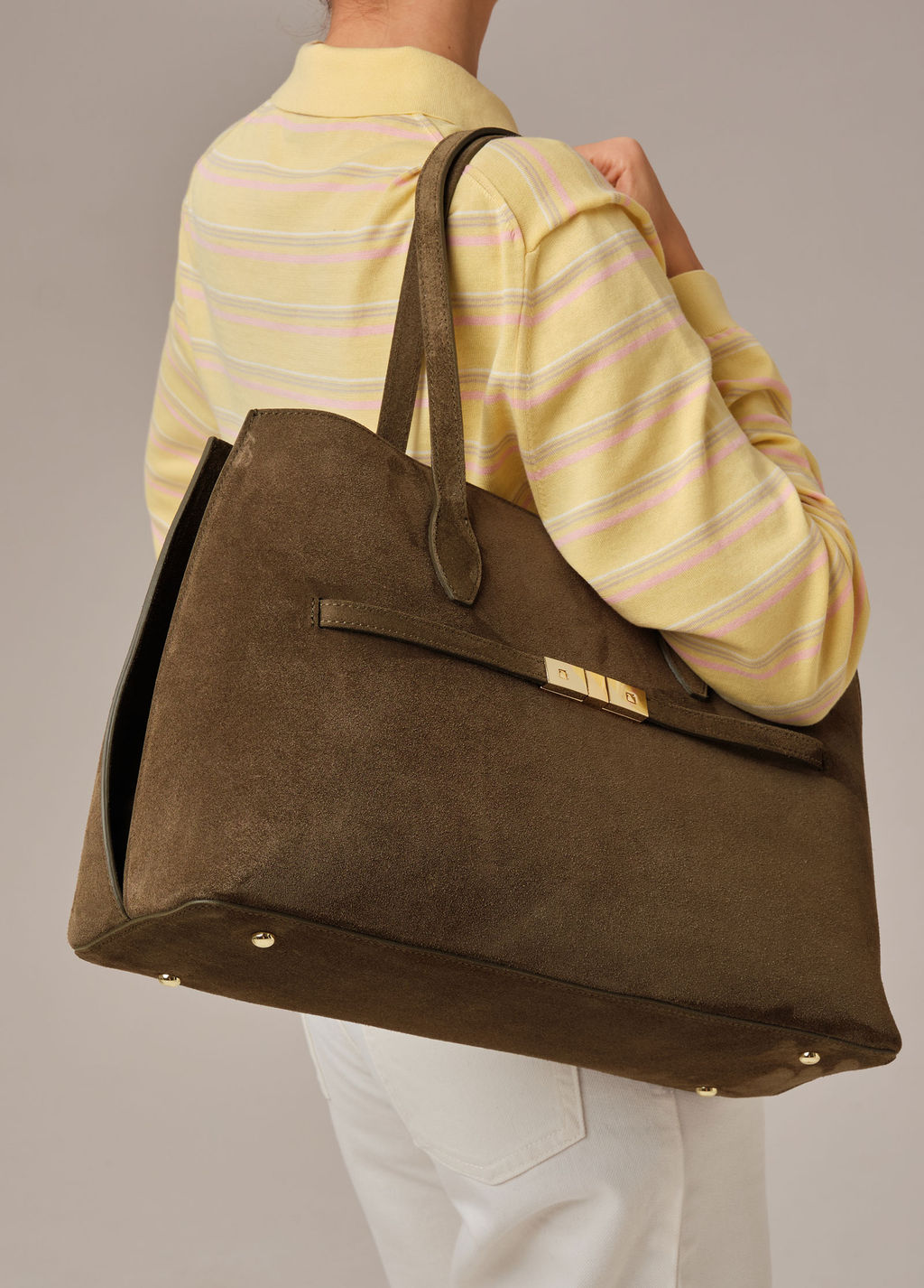 Замшевая сумка Bossy DBR 31382 тундра фото 5