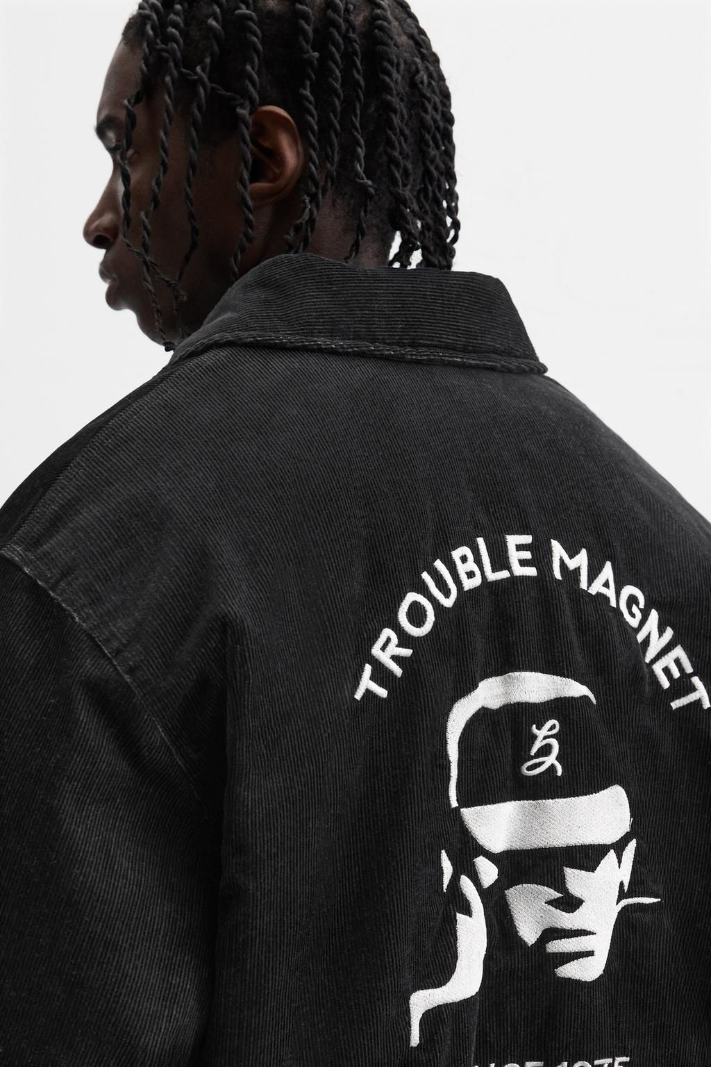 CORDUROY JACKET WITH COMBINED PATCHES - Zara фото 6