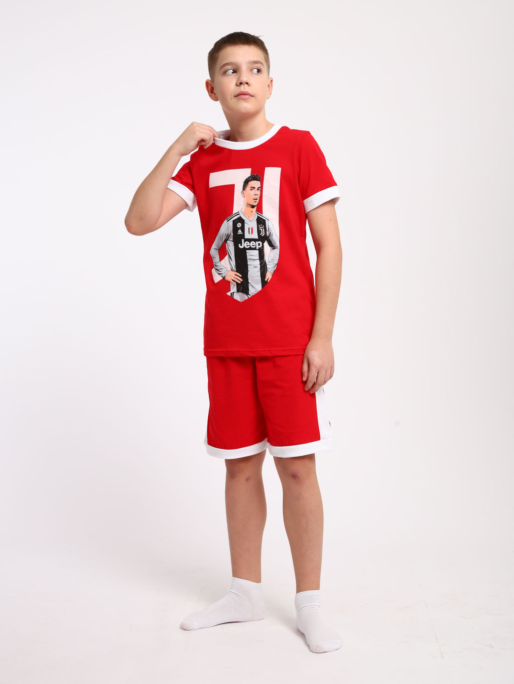 Пижама "Футбол" красный