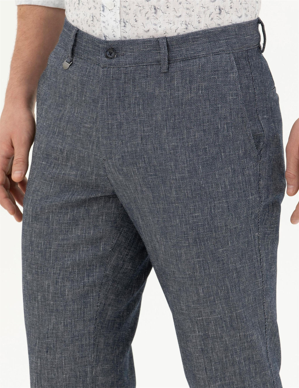 Lacivert Slim Fit Kuma_ Pantolon - Pierre cardin фото 6