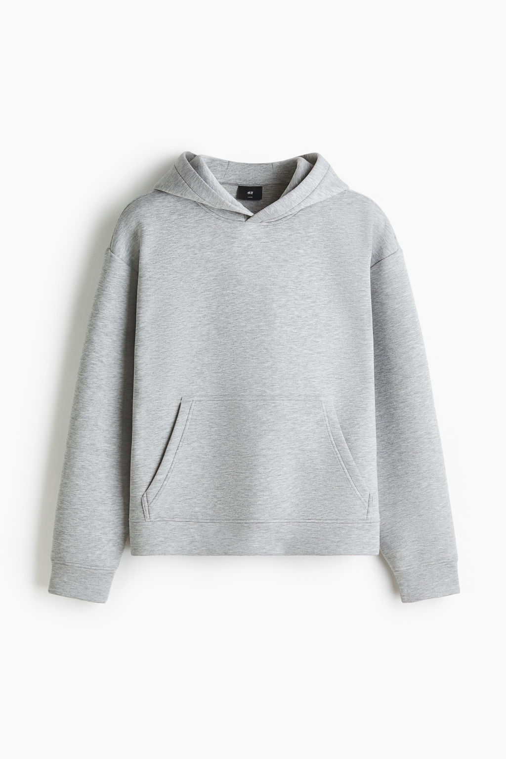 Sudadera efecto neopreno con capucha Loose Fit - H&m фото 2