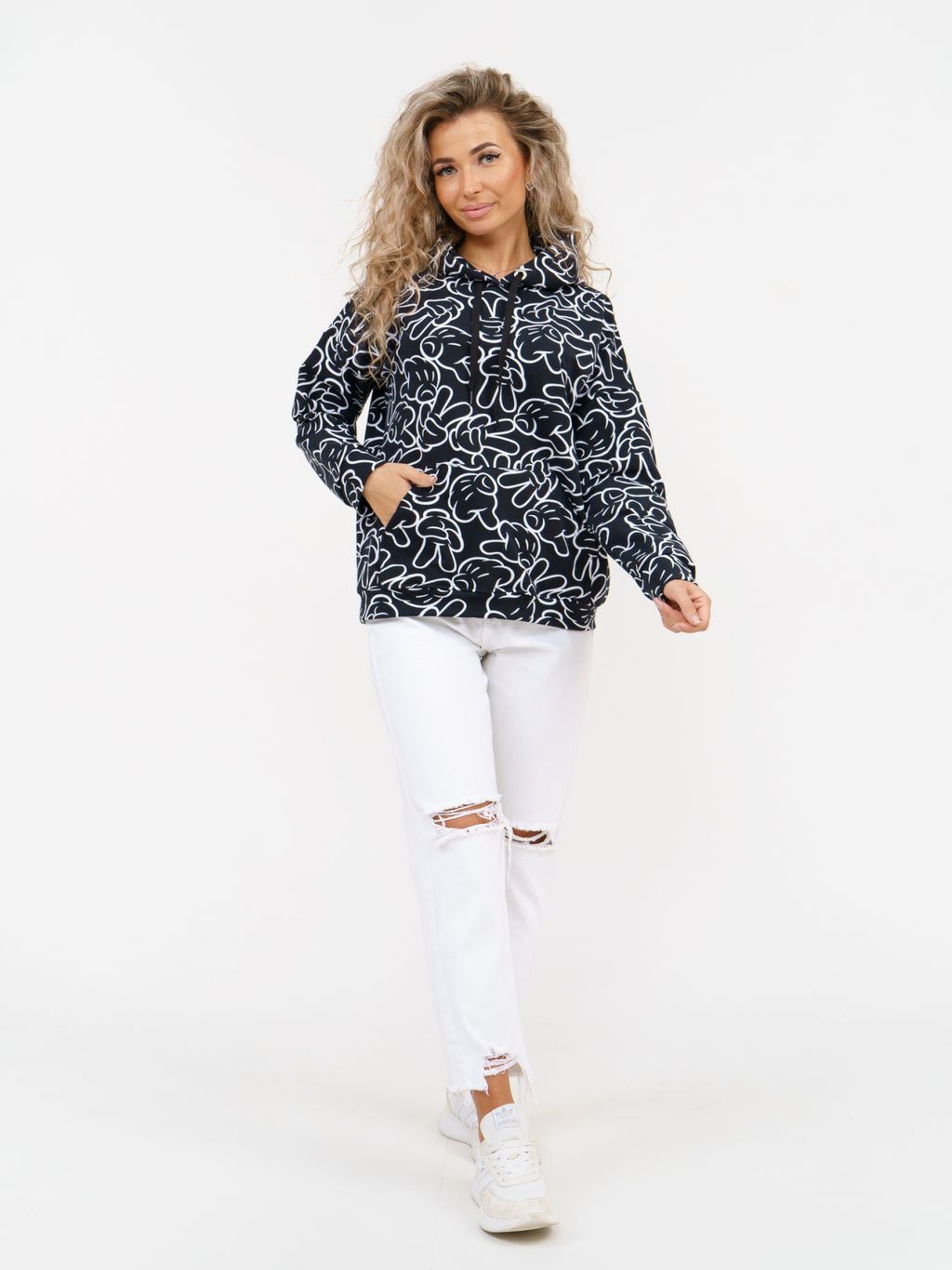 932 Худи "Черный/микки"