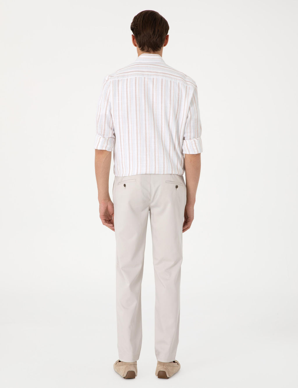 Bej Ex. Slim Fit Kuma_ Pantolon - Pierre cardin фото 4