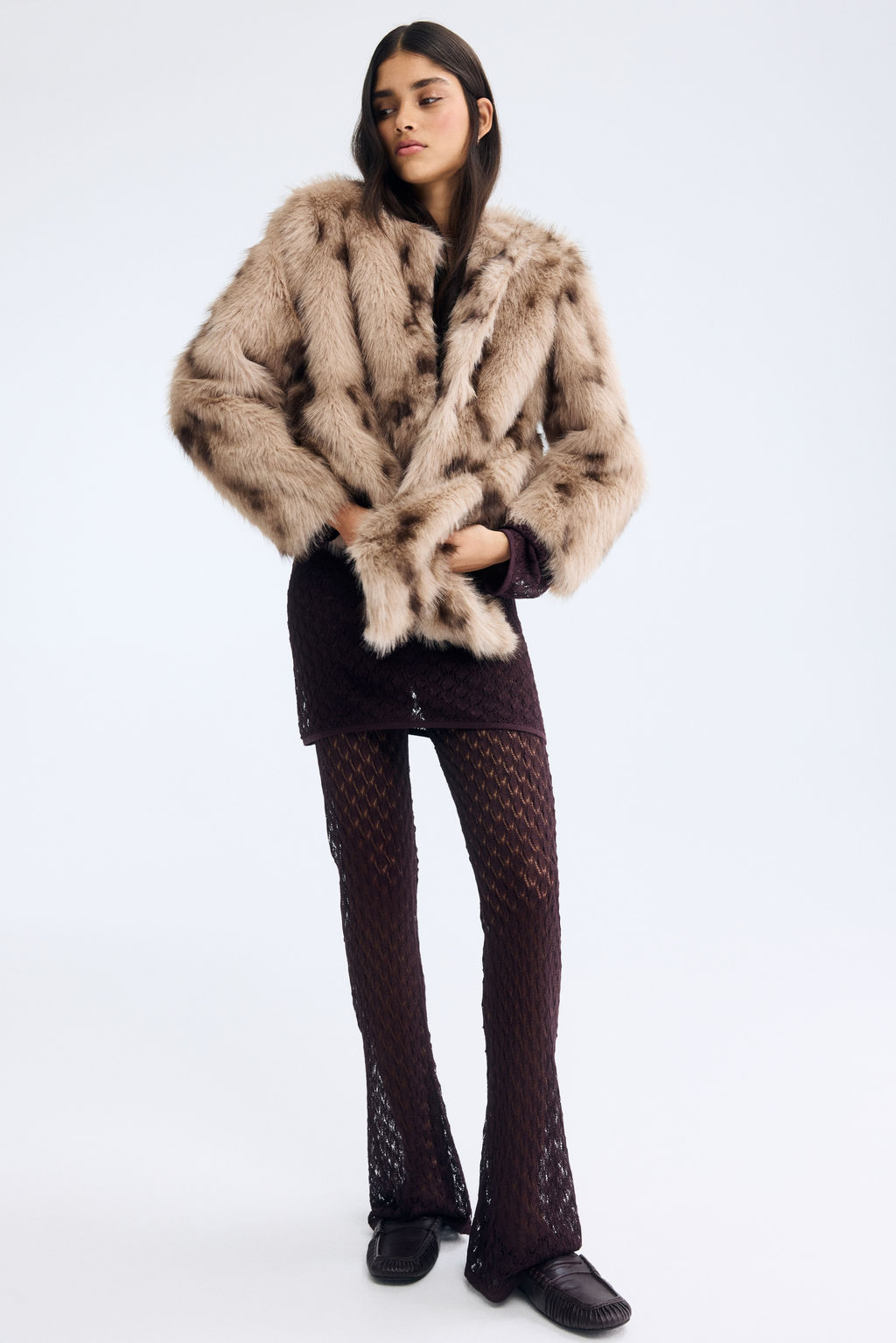 Abrigo efecto pelo - H&m фото 8