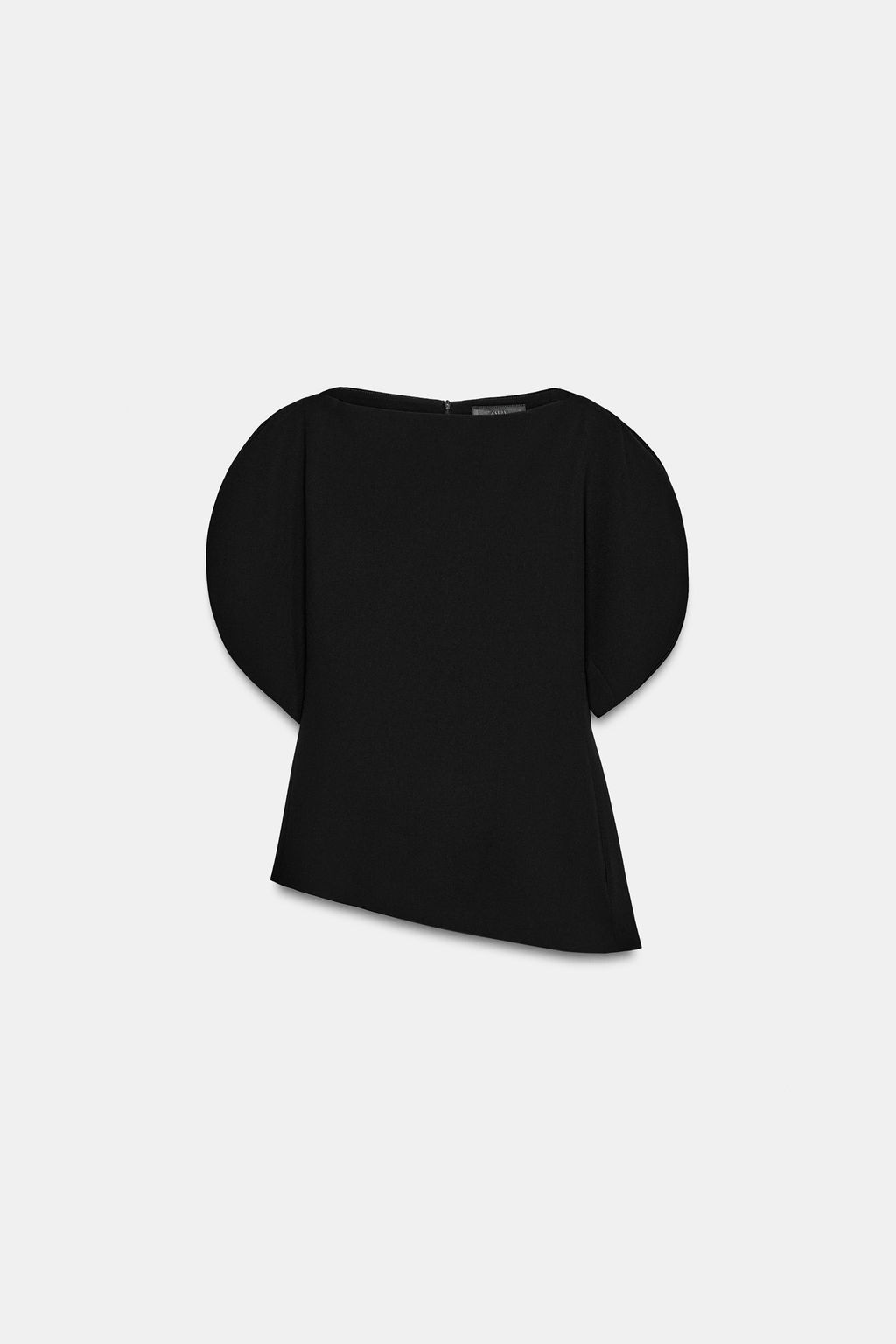 TOP MANGA ABULLONADA ZW COLLECTION / Negro - Zara фото 8