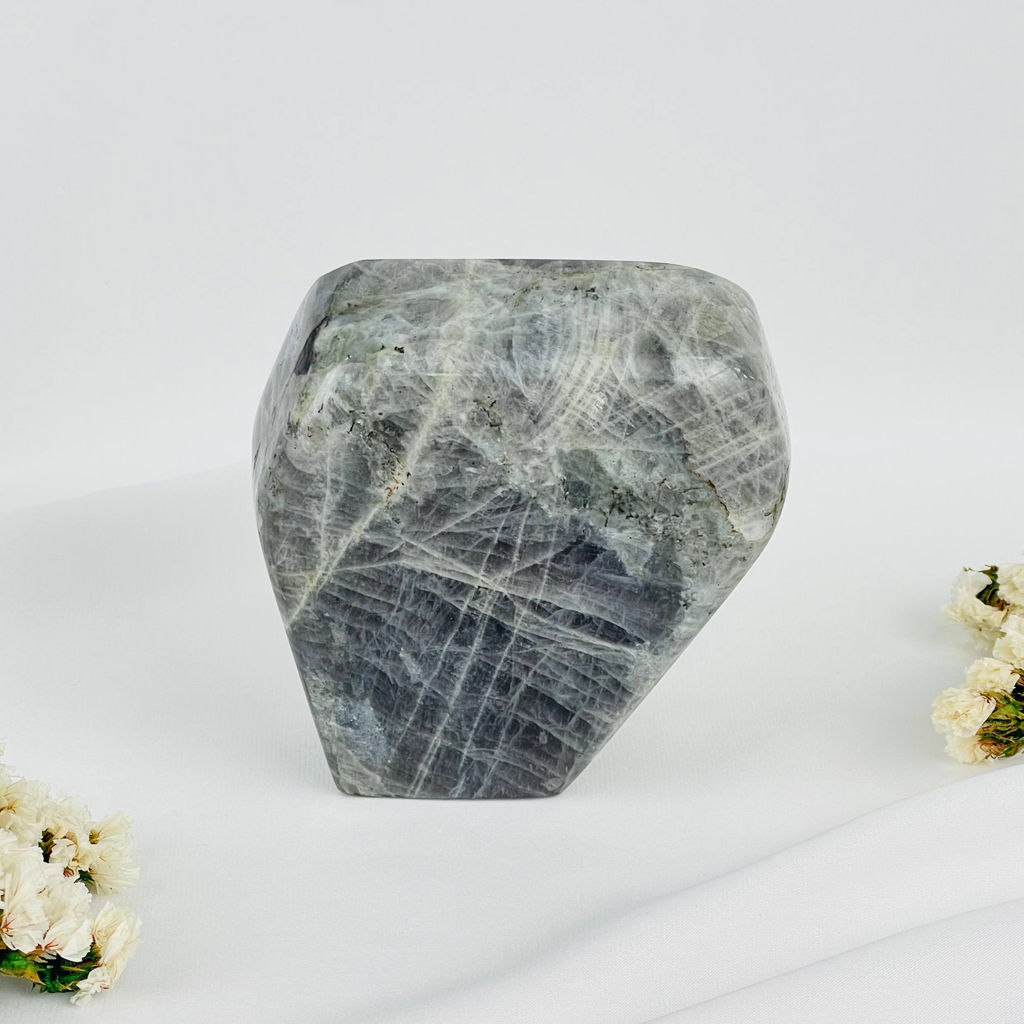 Срез (экран) из камня Лабрадор полированный - Радуга самоцветов фото 2