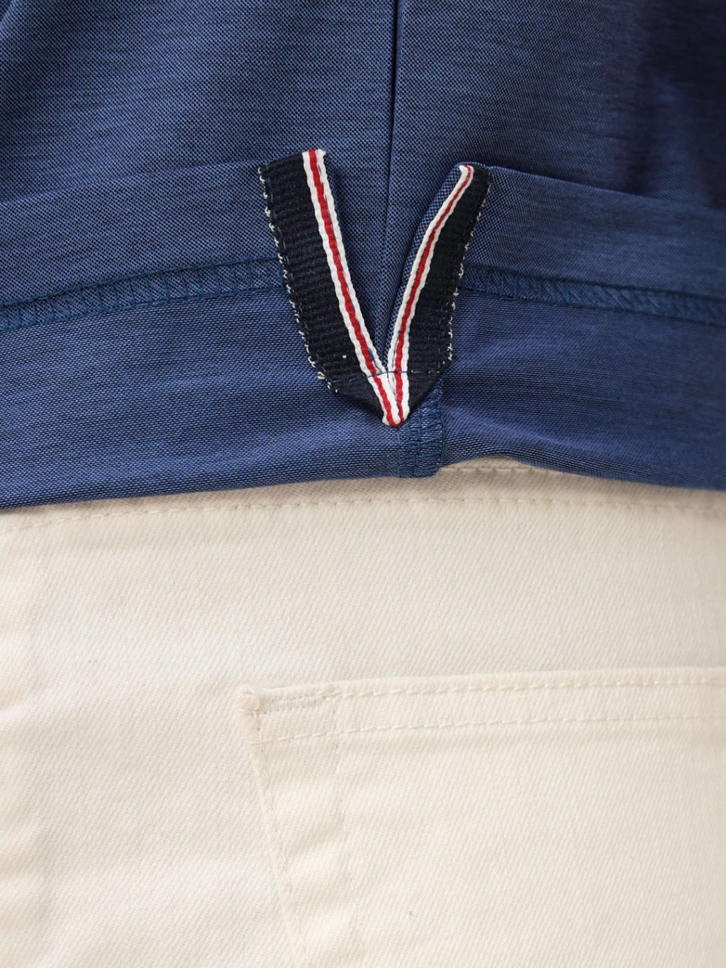 Джемпер мужской с воротником поло короткий рукав GREG G144-PM124T-LT1631 (синий)