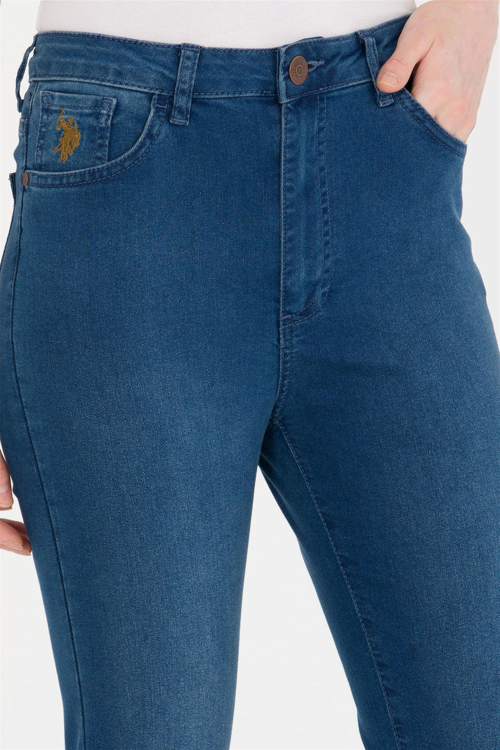 U. S. Polo Assn Женские голубые джинсовые брюки - U.s. polo assn фото 13
