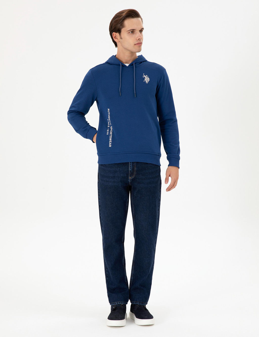 Мужские синие джинсовые брюки - U.s. polo assn фото 3