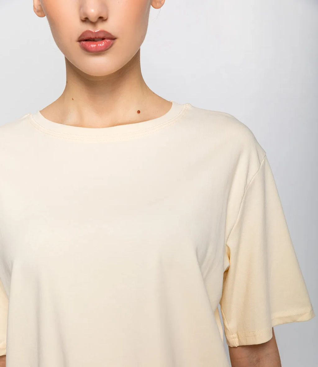 Футболка #КТ1031 (1), кремовый