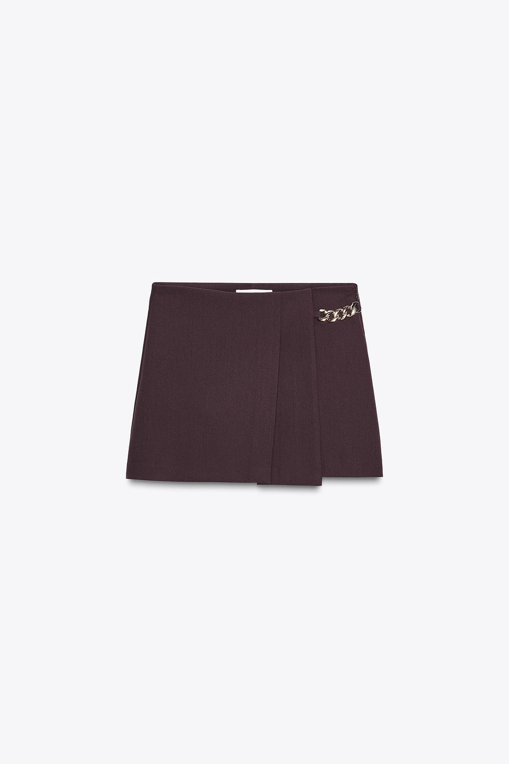 PLEATED CHAIN BERMUDA SHORTS - Zara фото 6