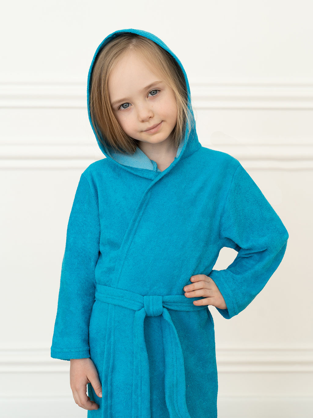 Халат детский бирюза 900/1 (110, 60)