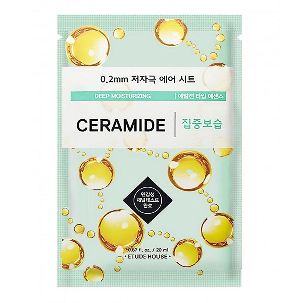 Etude Тканевая маска для лица с керамидами / 0.2 Therapy Air Mask Ceramide, 20 мл  фото 3