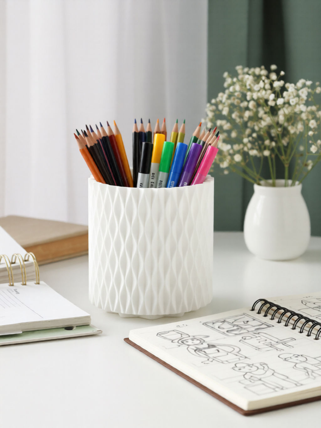 Органайзер подставка 12 см / K-011 /уп 96/белый - ГалеонТрейд фото 5