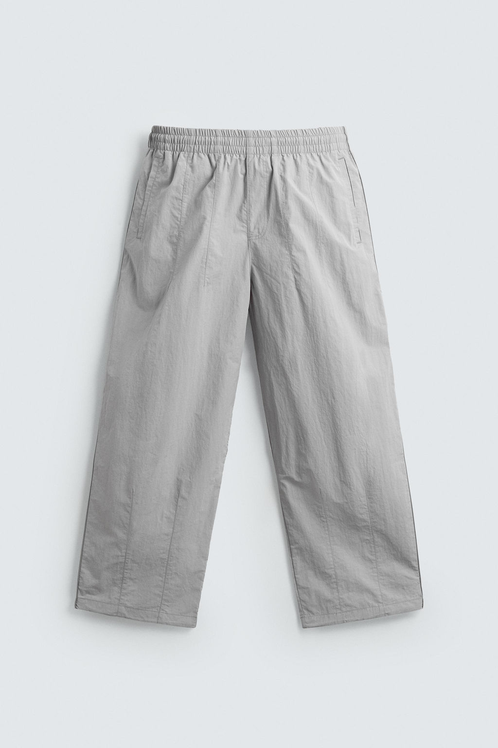 PANTAL?N JOGGER T?CNICO BANDAS CONTRASTE / Gris claro - Zara фото 7