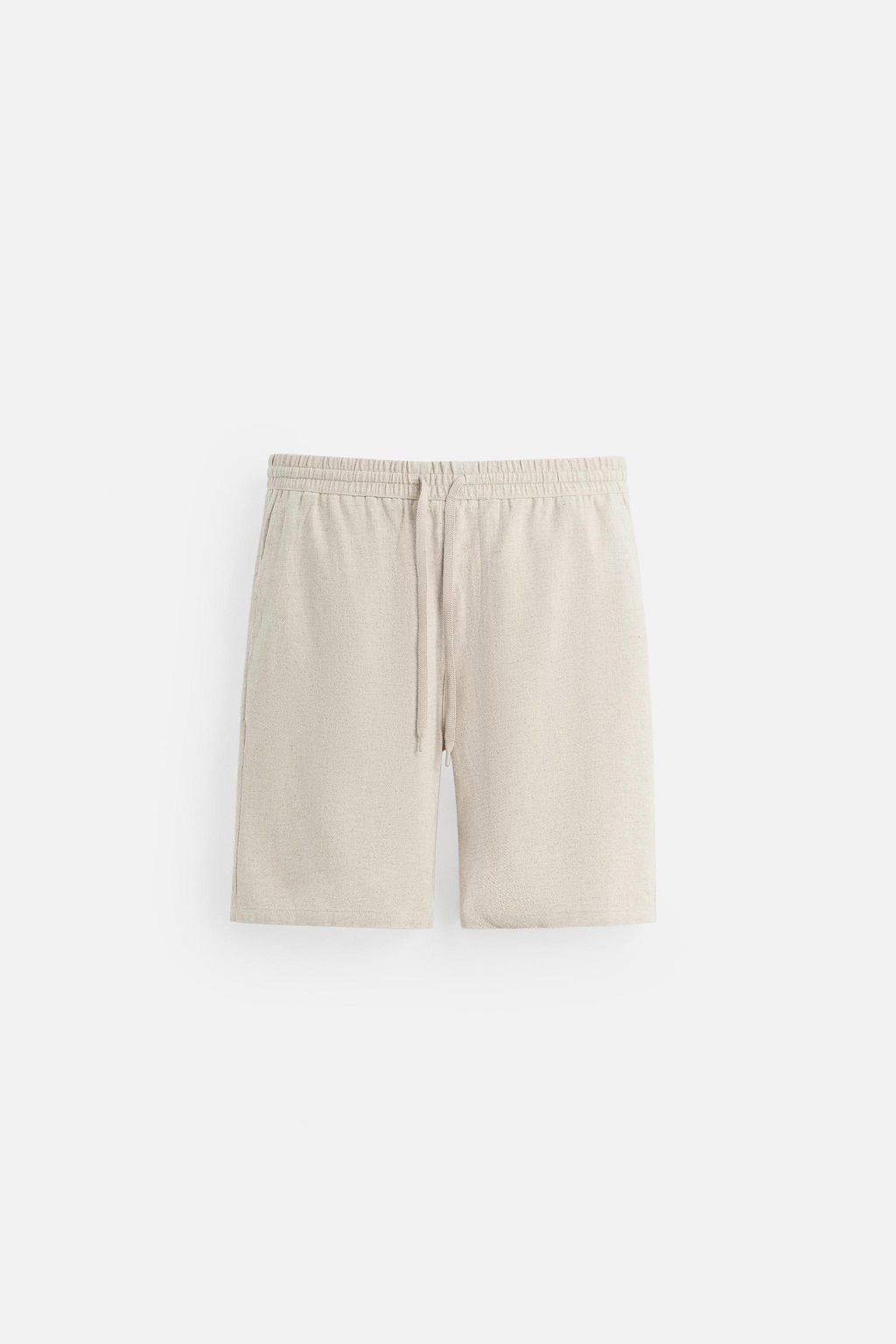 LINEN BLEND BERMUDA SHORTS - Zara фото 6