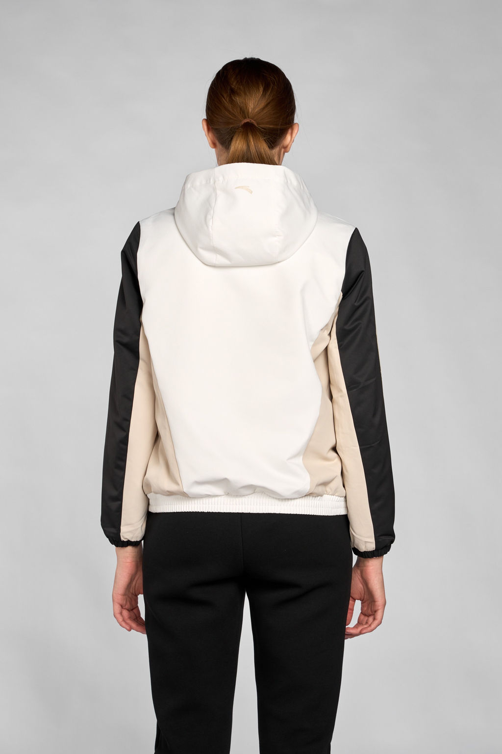 Ветровка Бежевый/Черный/Серый