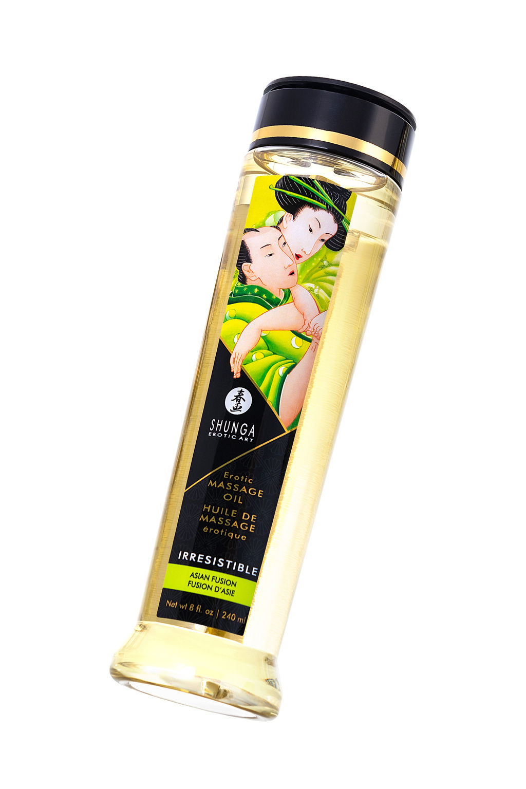 Масло массажное для тела Shunga Азиатские нотки (Irresistible. Asian Fusion), 240 мл.