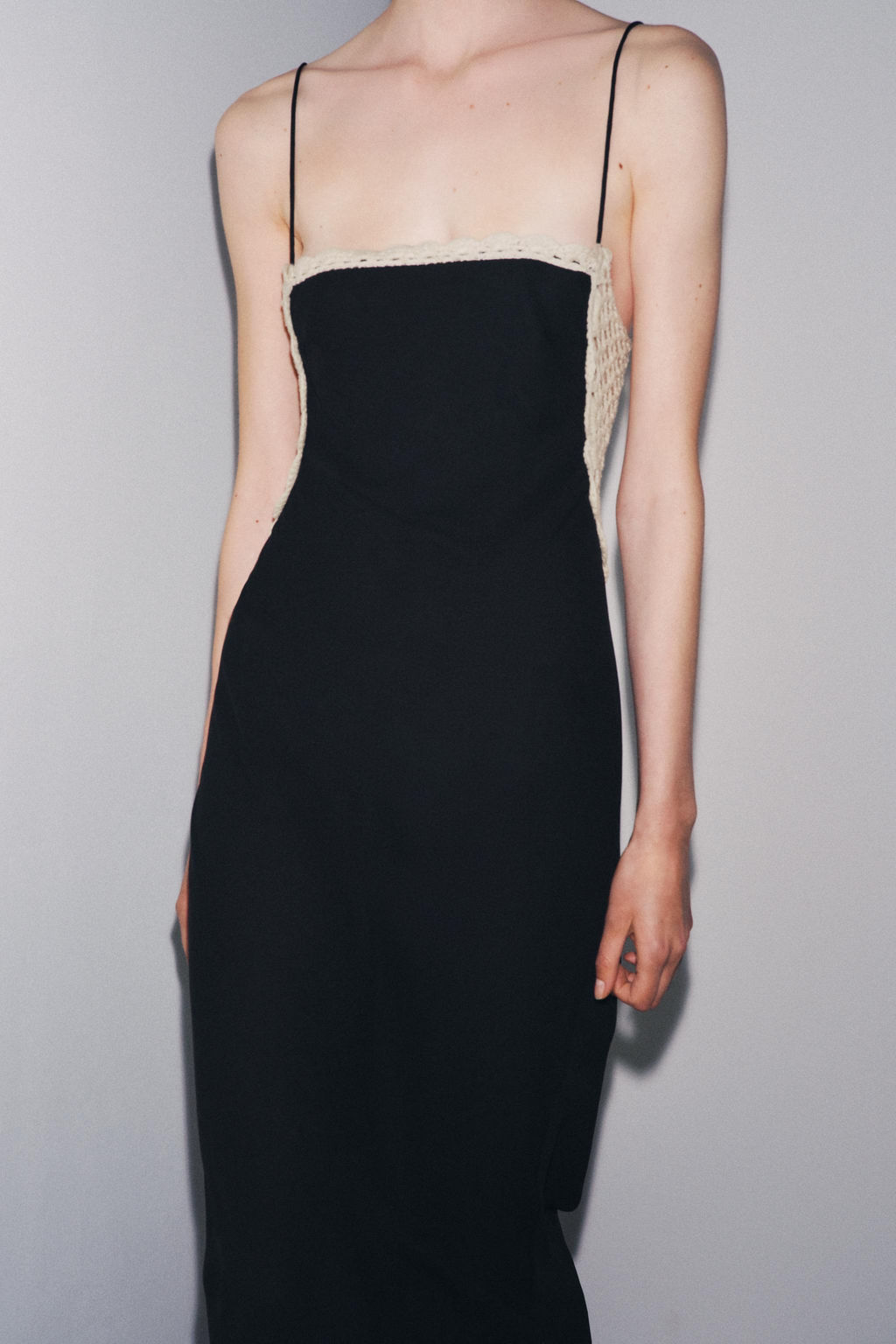 CONTRAST CROCHET DRESS - Zara фото 4