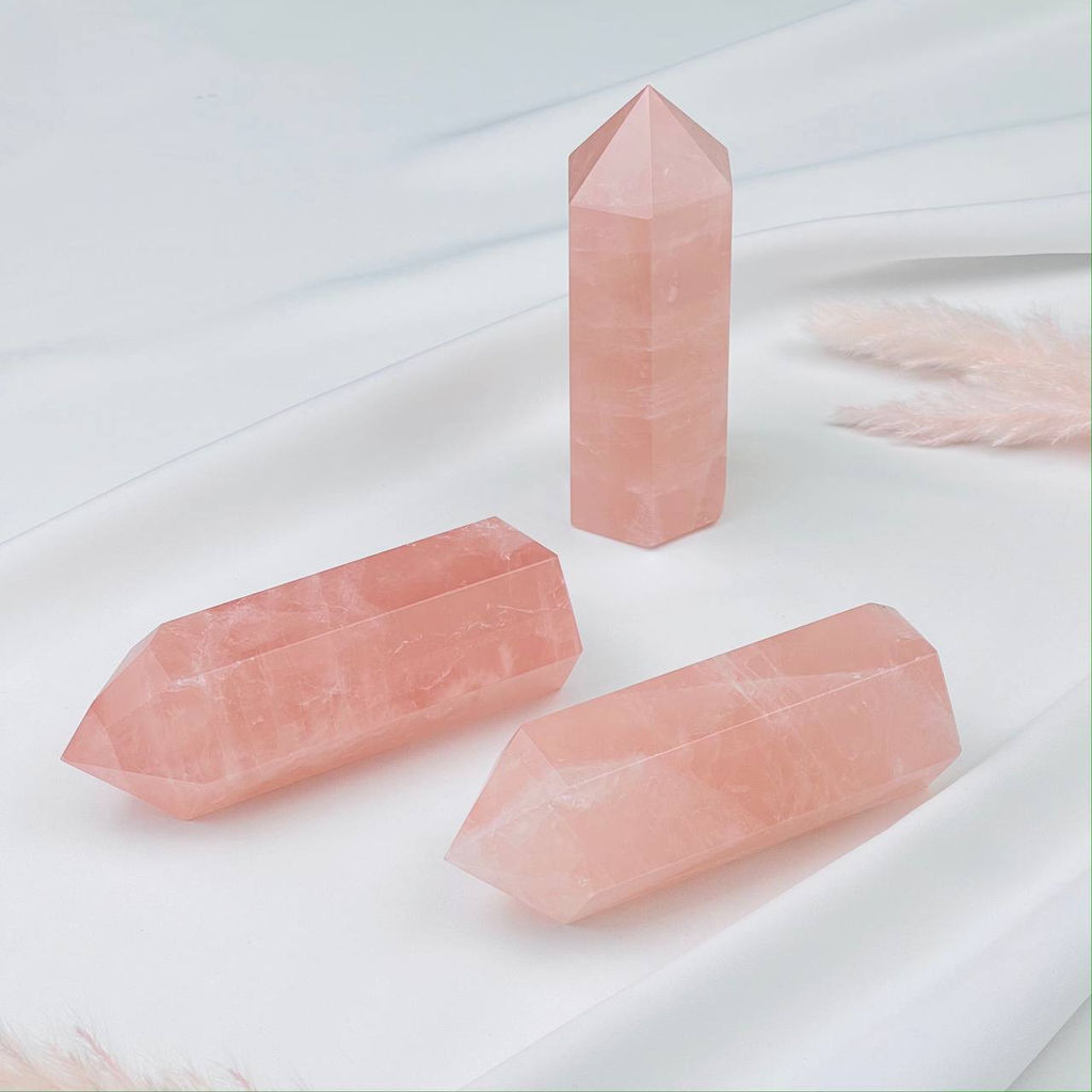 Кристалл из Розового кварца - Радуга самоцветов фото 2