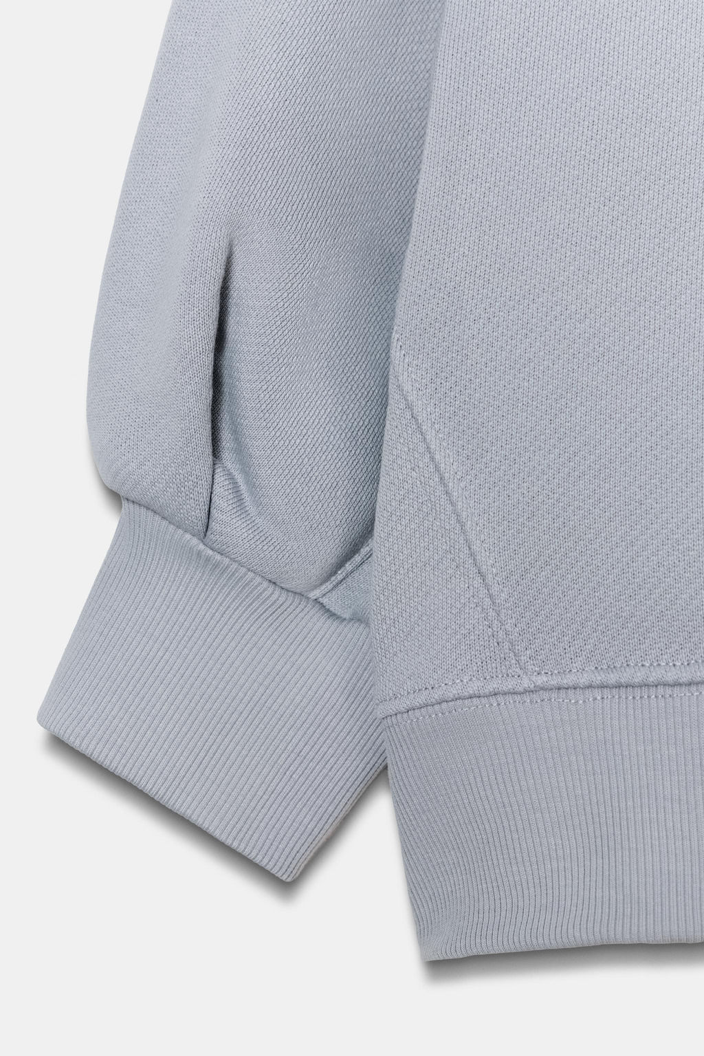 SUDADERA CROP VOLUMEN / Azul pastel - Zara фото 7