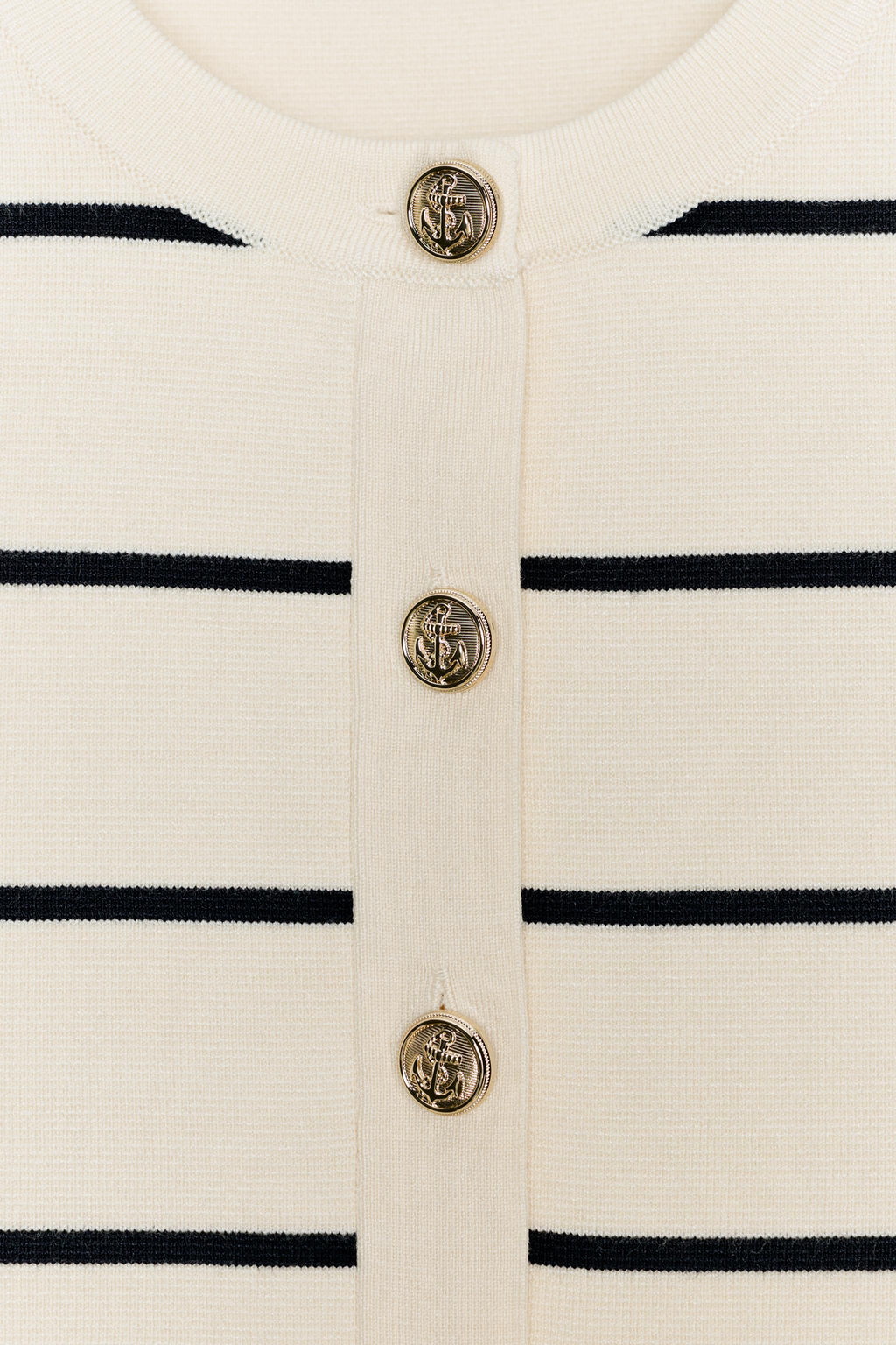 CHAQUETA PUNTO RAYAS MANGA CORTA / rayas - Zara фото 7