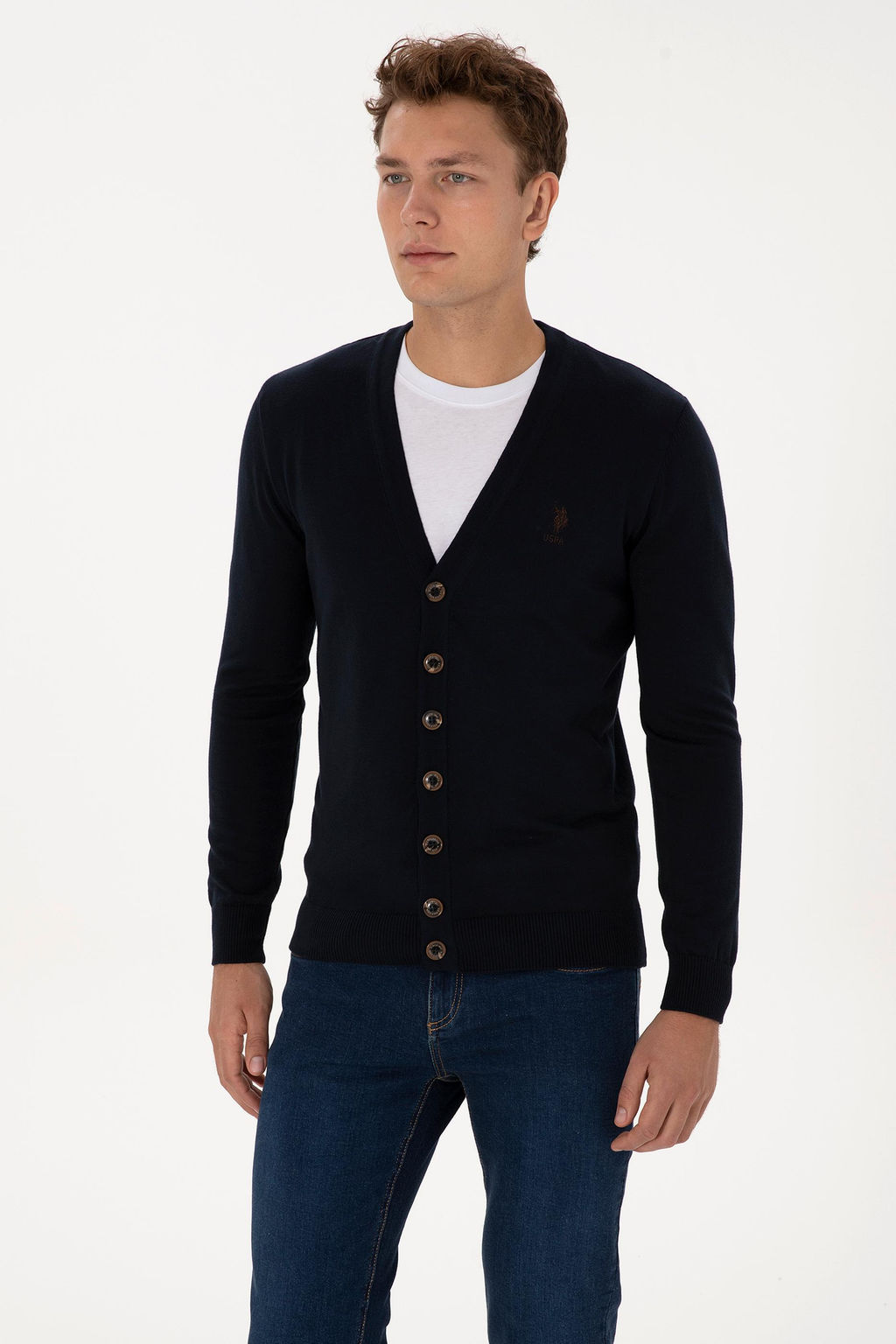 Erkek Lacivert Basic Triko H_rka - U.s. polo assn фото 10