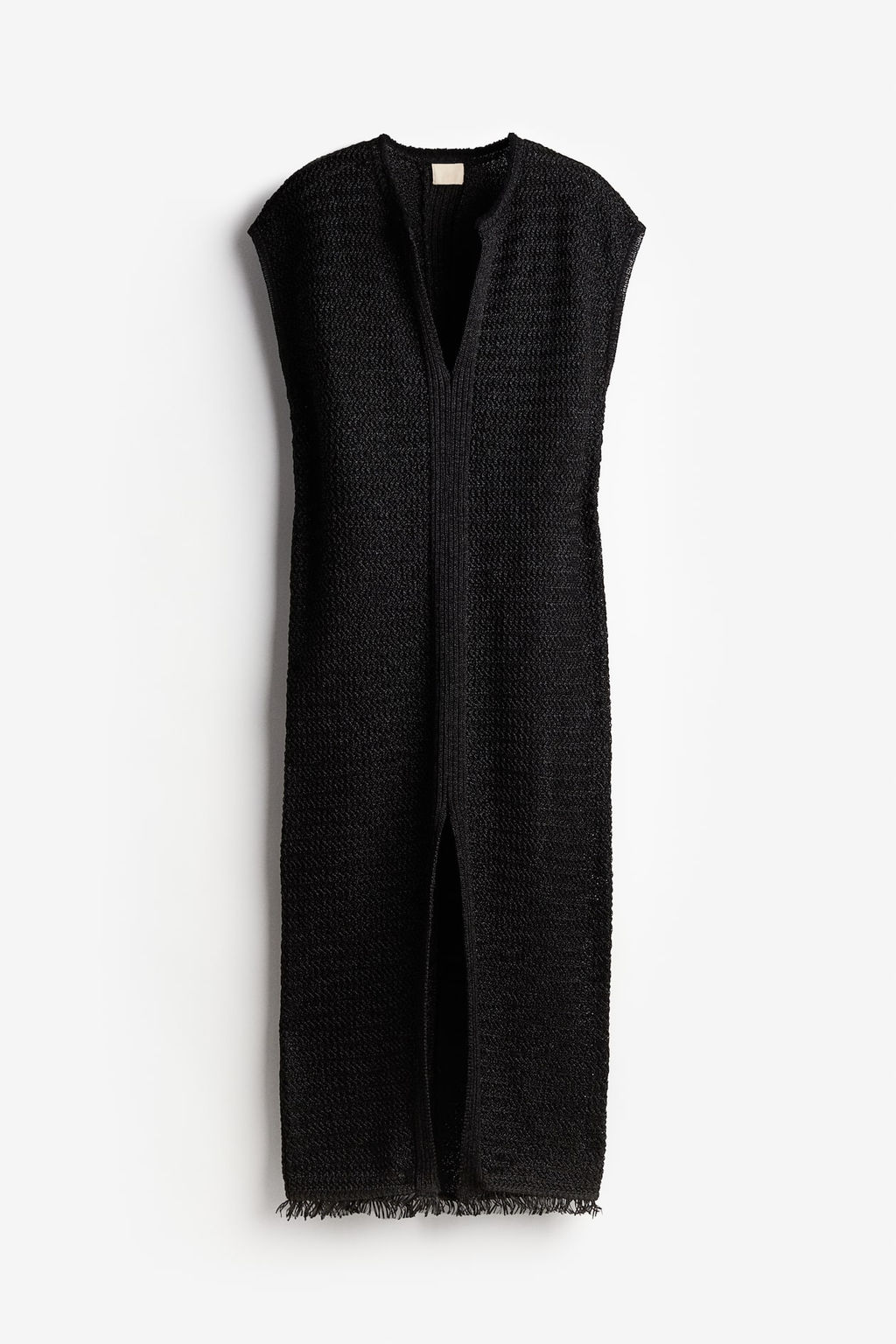 Vestido caftan efecto rafia - H&m фото 6