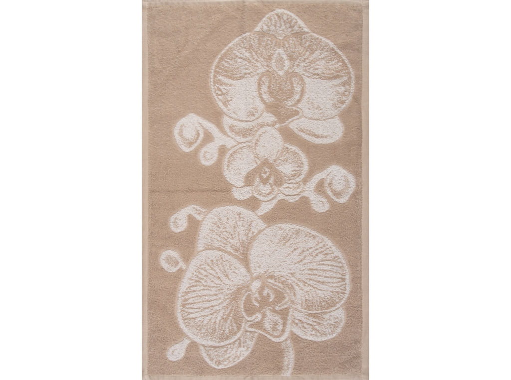 6с104.511ж2 Орхидея (лен3) Полотенце махровое 67х40см