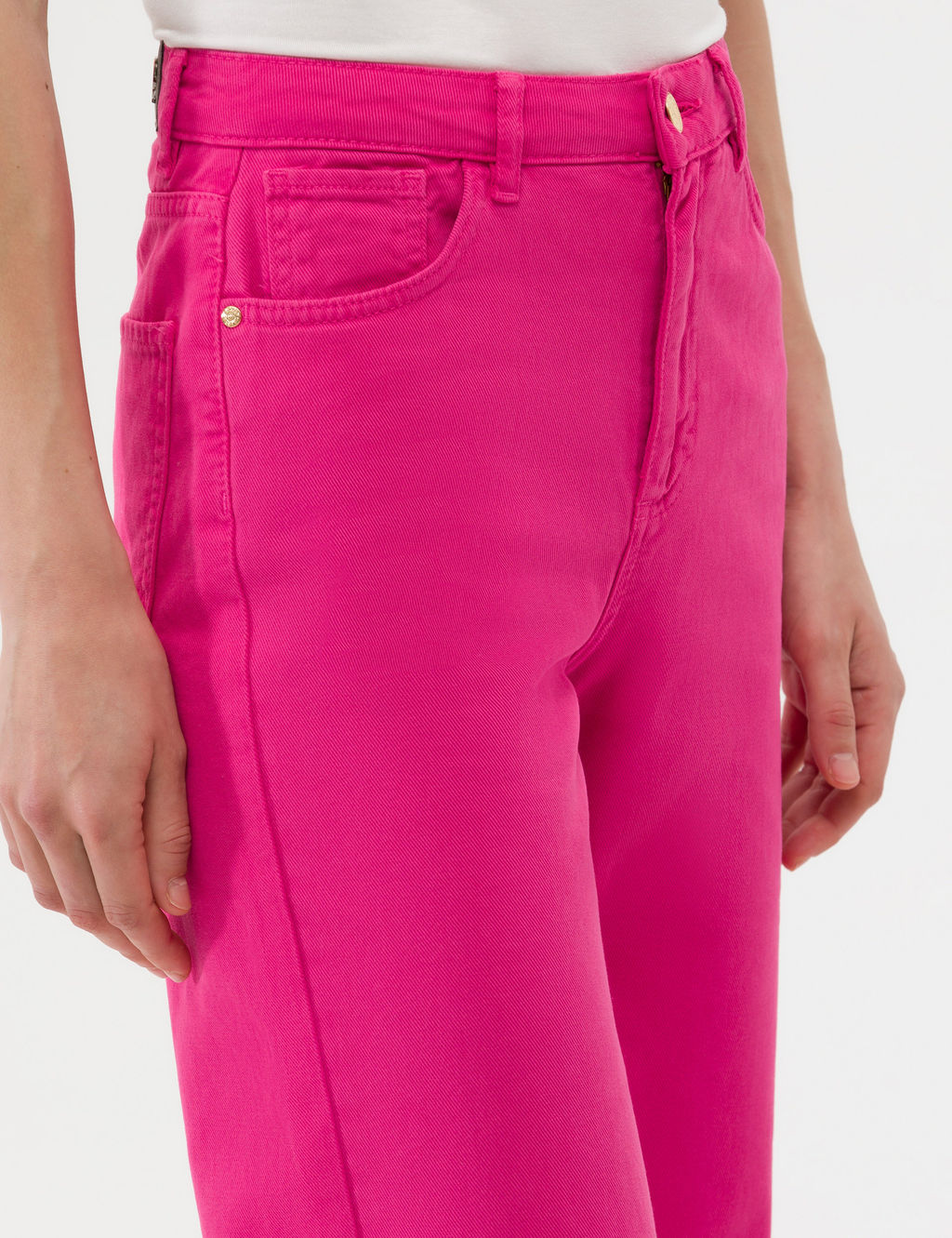 Fu_ya High Waist Flare Fit Jean Pantolon