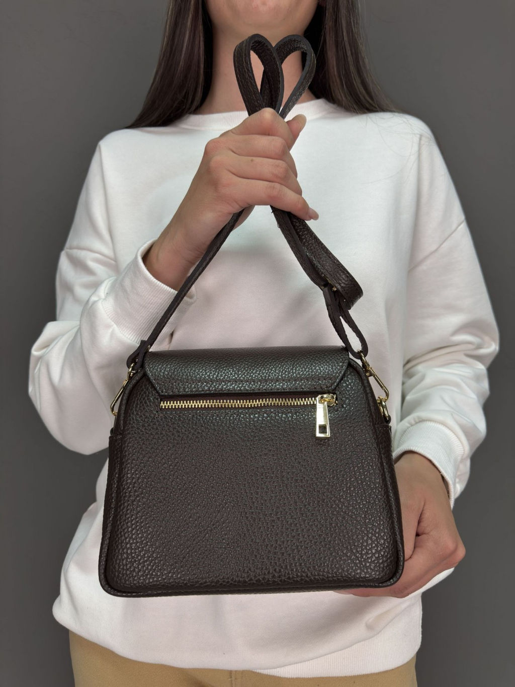 Сумка женская из телячьей кожи