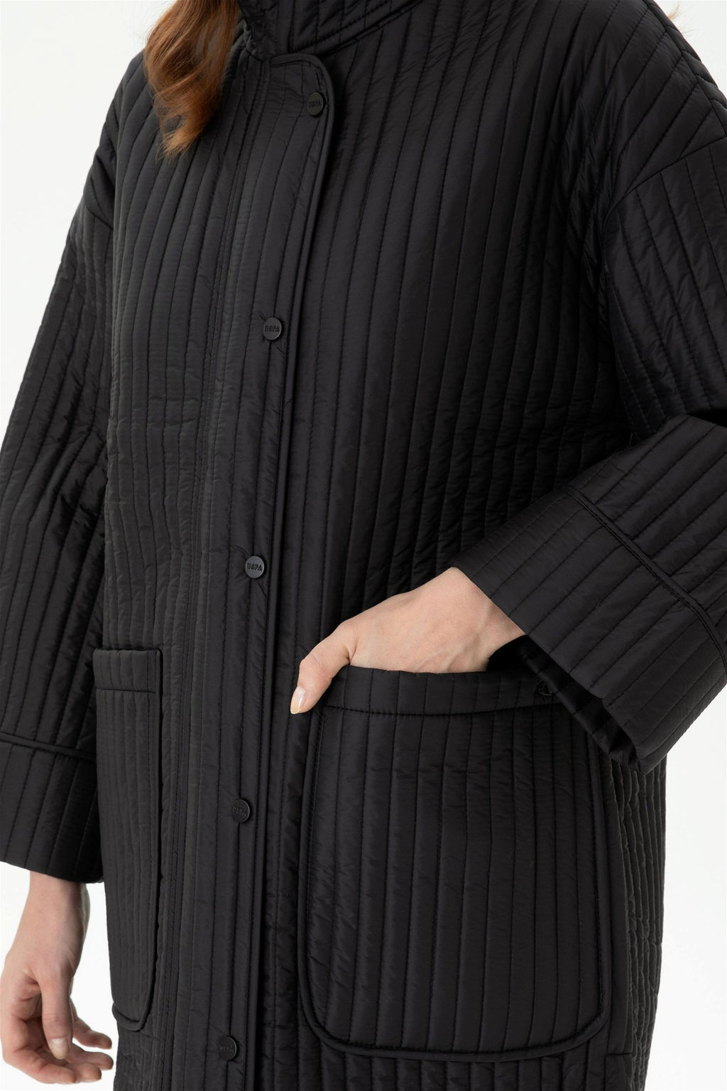 U. S. Polo Assn Женское черное пальто - U.s. polo assn фото 12