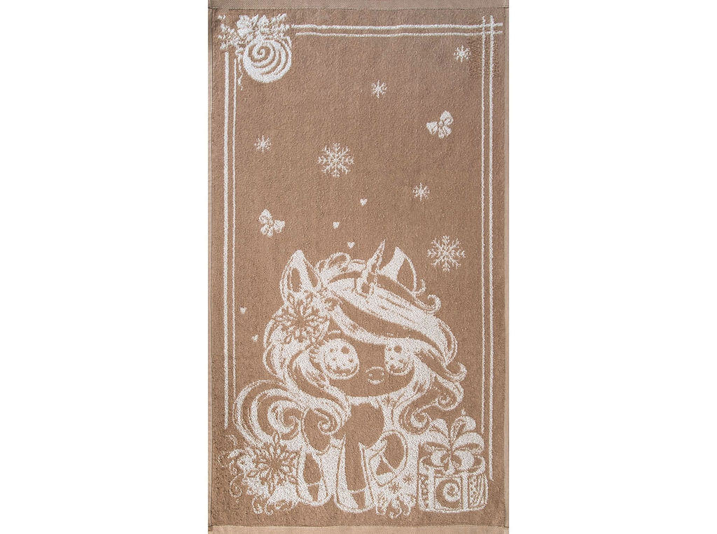 Полотенце махровое 6с103.512ж2 Аниме-единорог (лен3) 50х90см