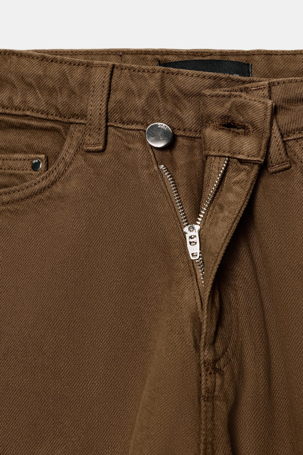 Z1975 HIGH-WAIST WIDE-LEG CROSSED JEANS - Zara фото 5