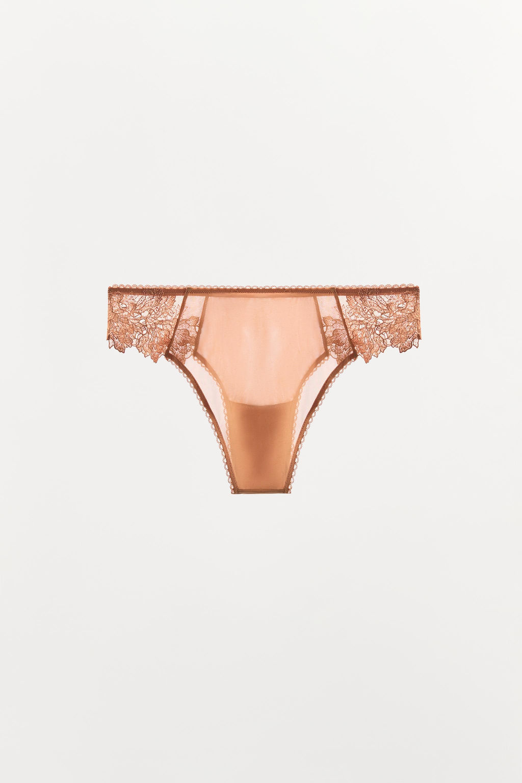 BRAGUITA MESH ENCAJE / Teja - Zara фото 6