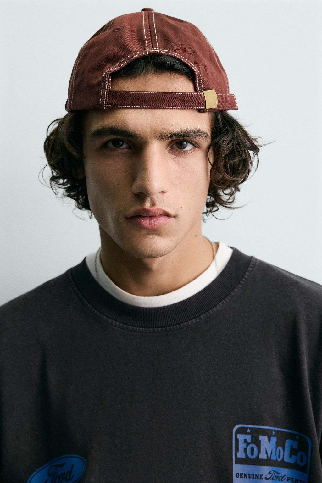 WASHED T-SHIRT WITH CONTRAST FORD  PRINT - Zara фото 14