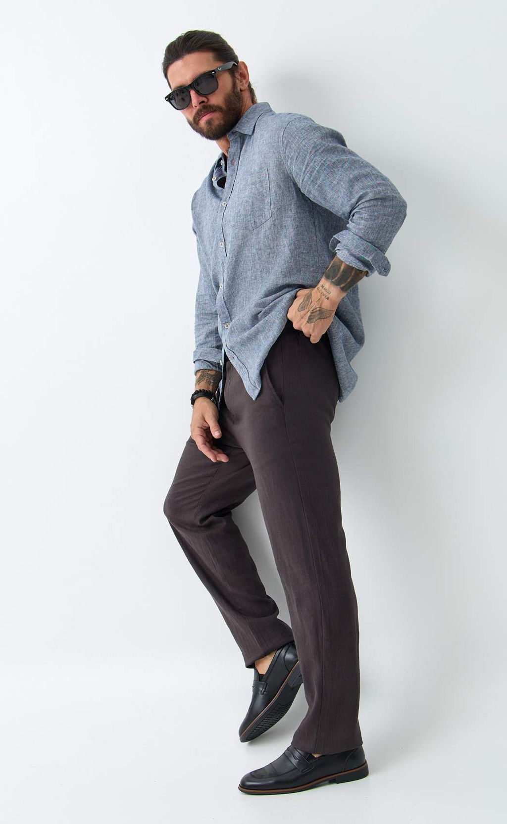 Брюки F511-0891 d.grey