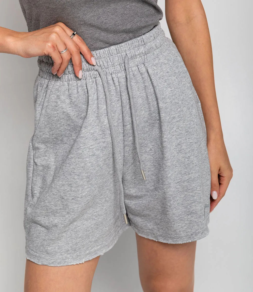 Шорты #КТ302 (6), серый меланж