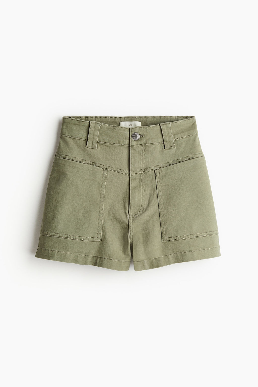 Pantalon corto de sarga estilo cargo - H&m фото 5