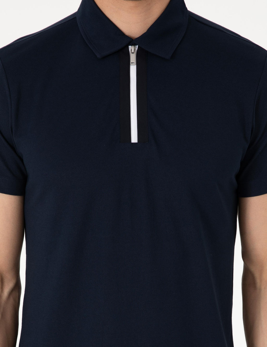 Lacivert Ultralight Kuma_ Slim Fit Polo Yaka Ti__rt