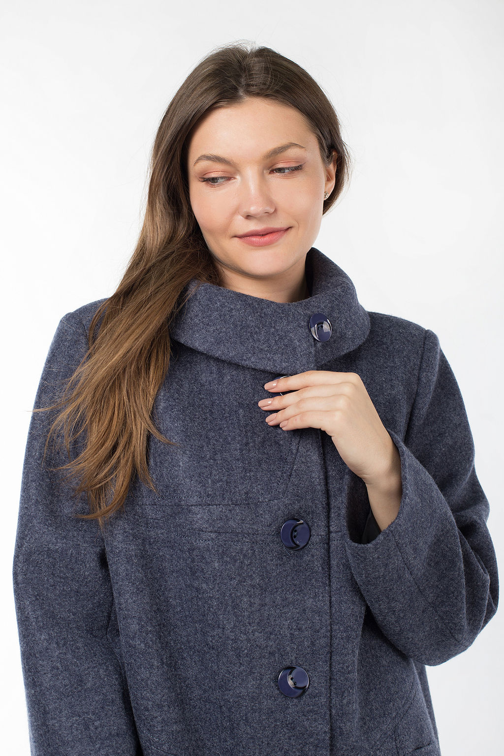 Пальто женское демисезонное - El podio фото 7